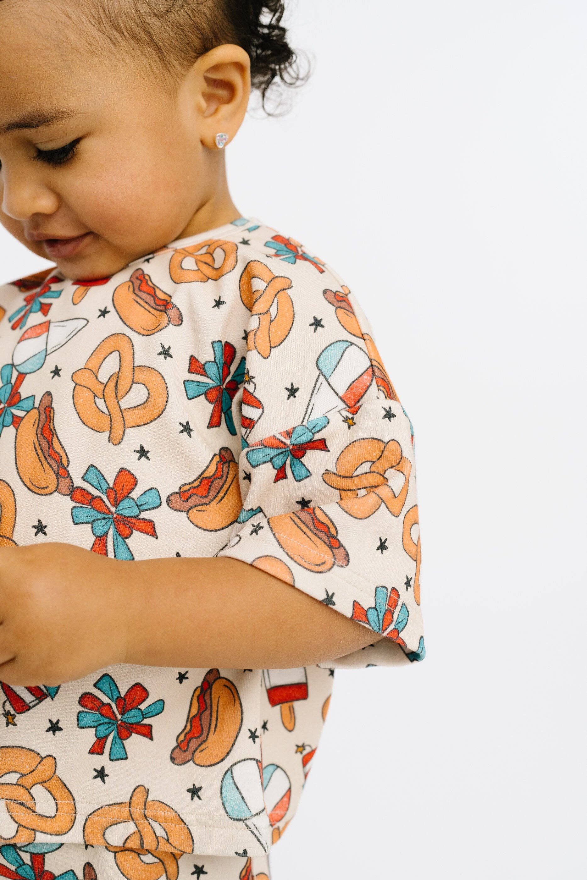 4th of July Snacks Slouchy Set