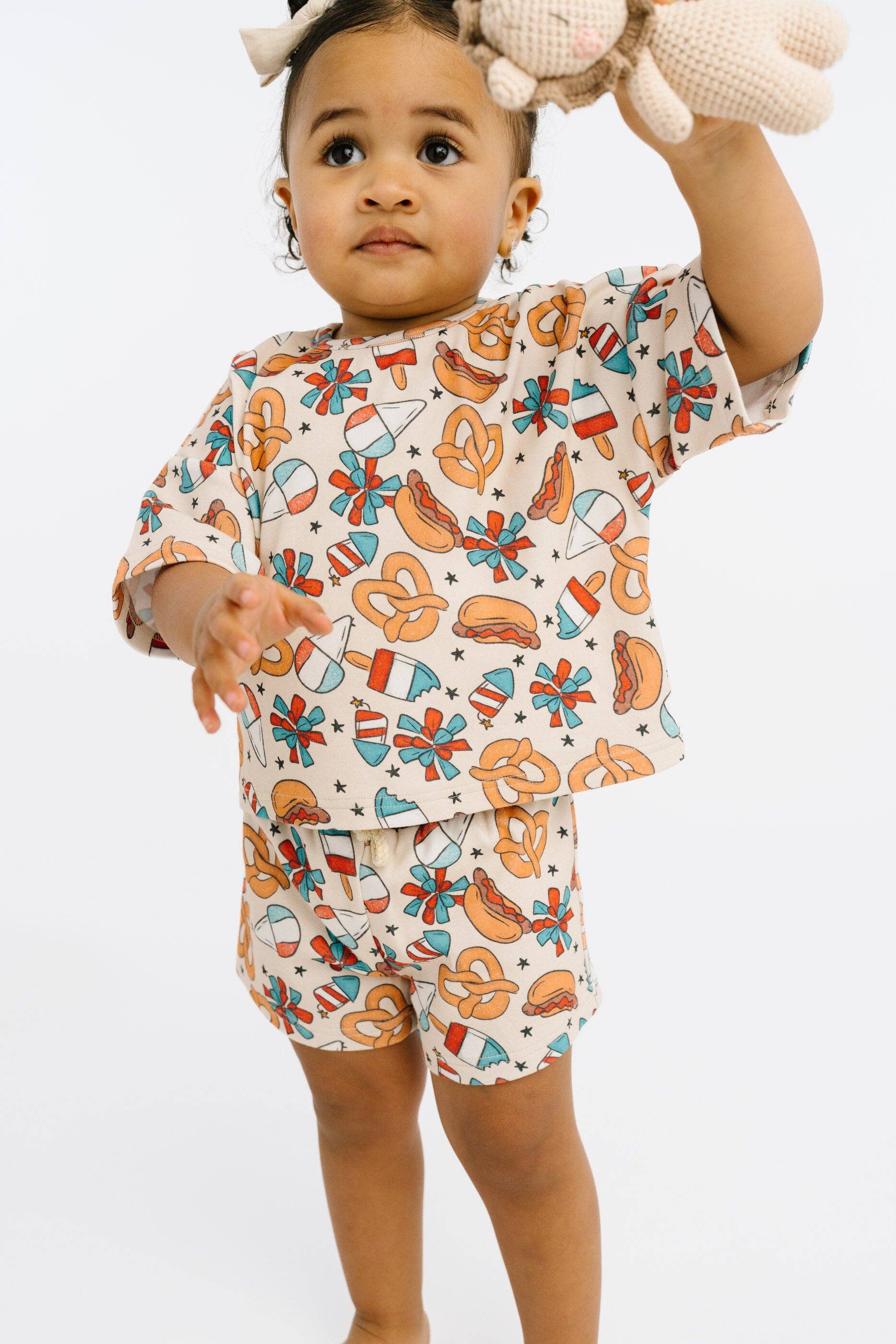 4th of July Snacks Slouchy Set