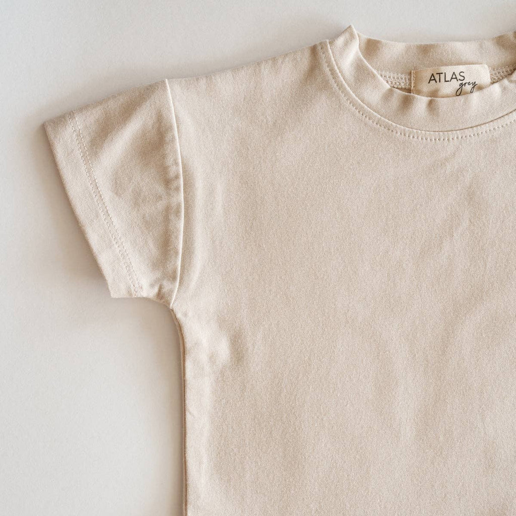 Organic Oversized T-Shirt 3 Pack: 0-3M / Glacier / Oatmeal / Grey Lilac