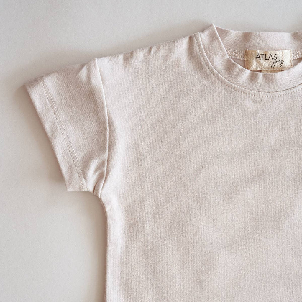 Organic Oversized T-Shirt 3 Pack: 0-3M / Glacier / Oatmeal / Grey Lilac